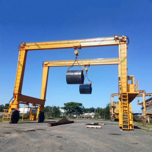 Double Girder Rubber Tyre Gantry Crane