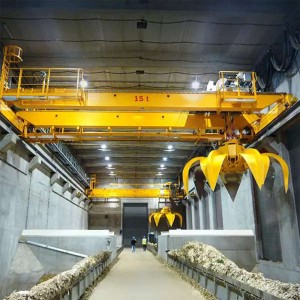 Double Girder Grab Bucket Overhead Crane