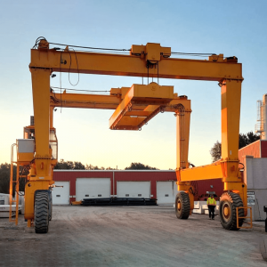 Double Girder Rubber Tyre Gantry Crane