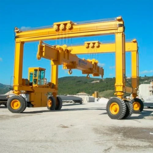 Double Girder Rubber Tyre Gantry Crane